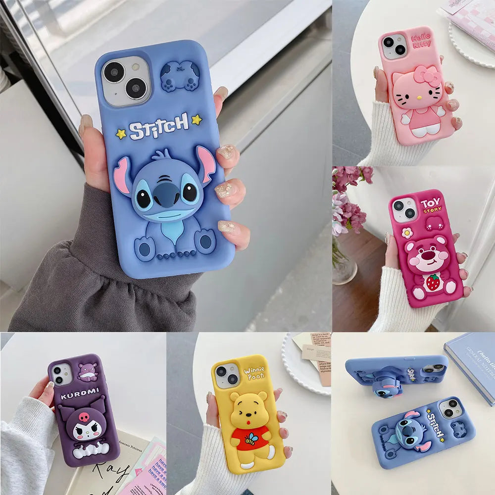 Hello Kitty & Cartoon Character Phone Case