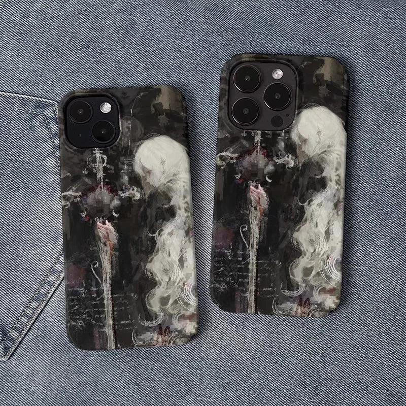 Medieval Witch Sword Artistic Phone Case