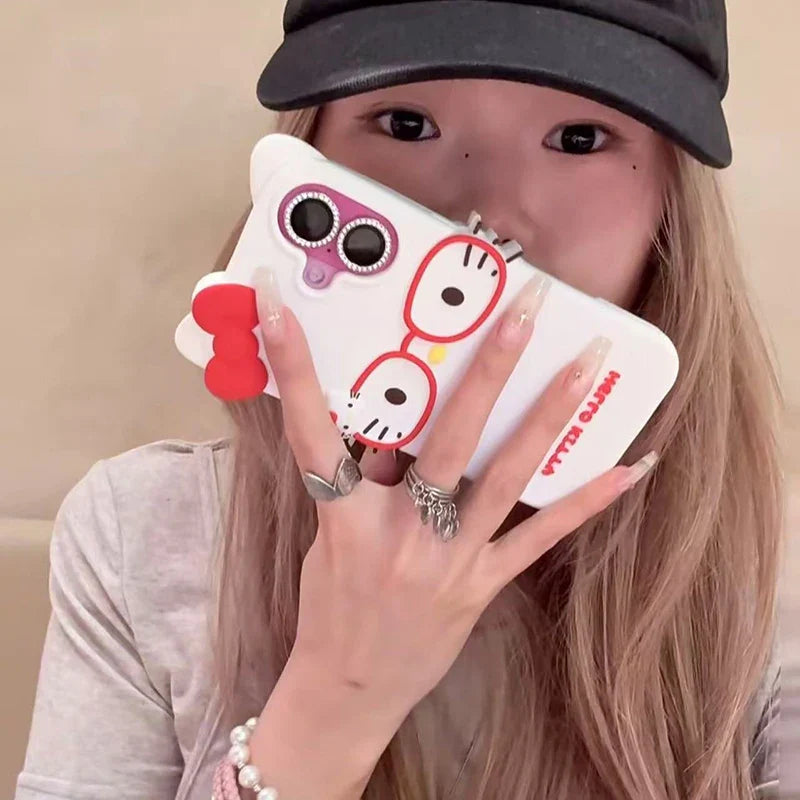 Rilakkuma Hello Kitty Phone Case