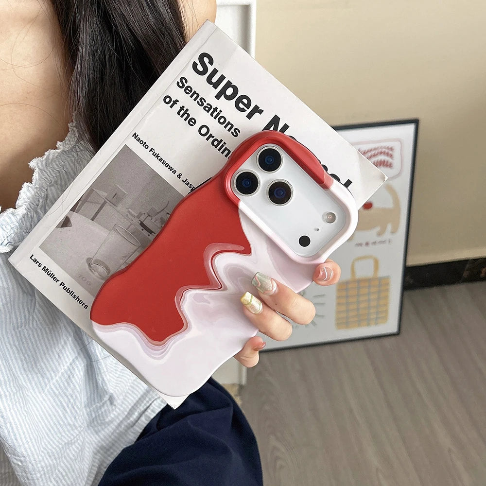 Luxury 2 In 1 Shockproof Protective Matte Gradient Phone Case