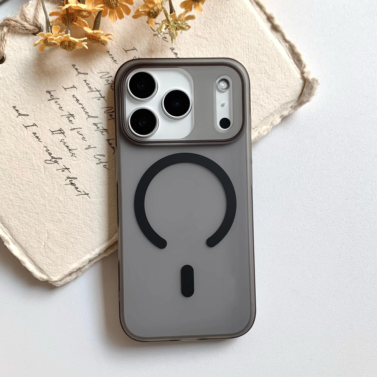 Ultra Thin Frosted PC Hard For Magsafe Magnetic Phone Case