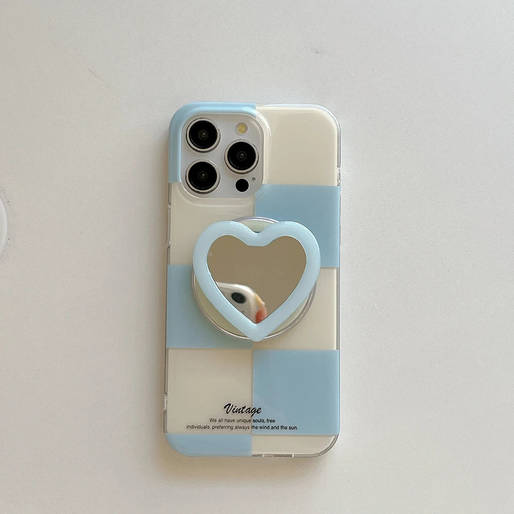 3D Cute Striped Black for MâCgsafe Magnetic Holder Phone Case