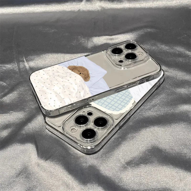 Cute Dog Cat Couple Case Phone