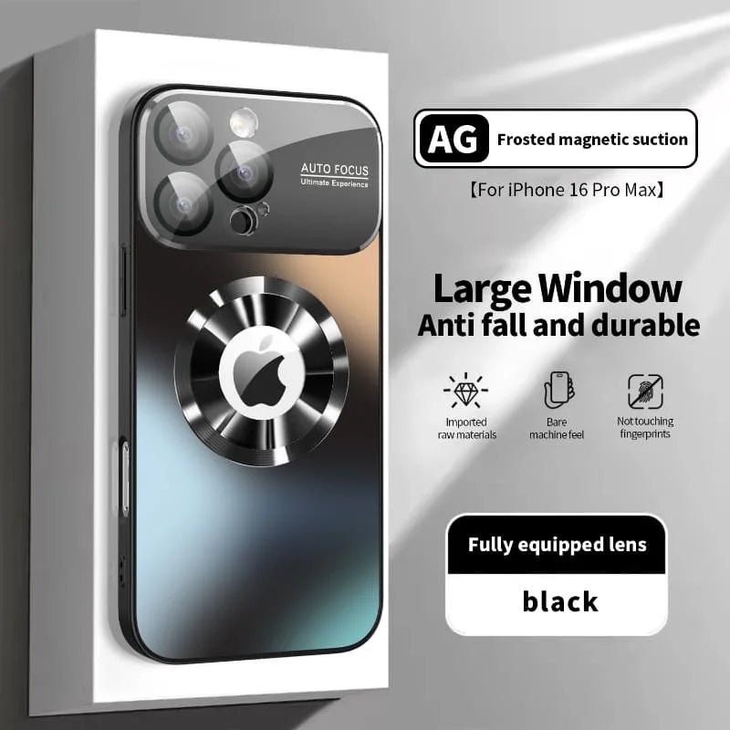 Large Window Magnetic Magsafe iPhone Case with Lens Protector