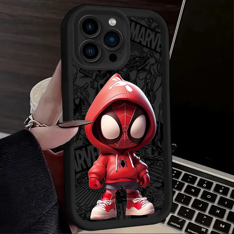 Marvel Iron Man & Spider-Man Phone Case for iPhone
