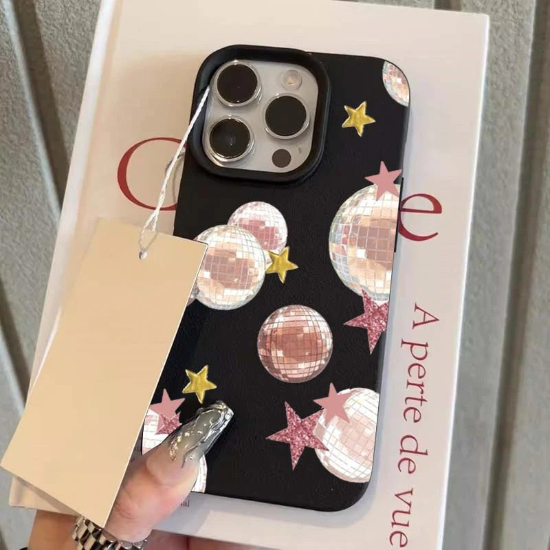 Vintage Lip Print Leopard Print Pool Pattern Phone Case New