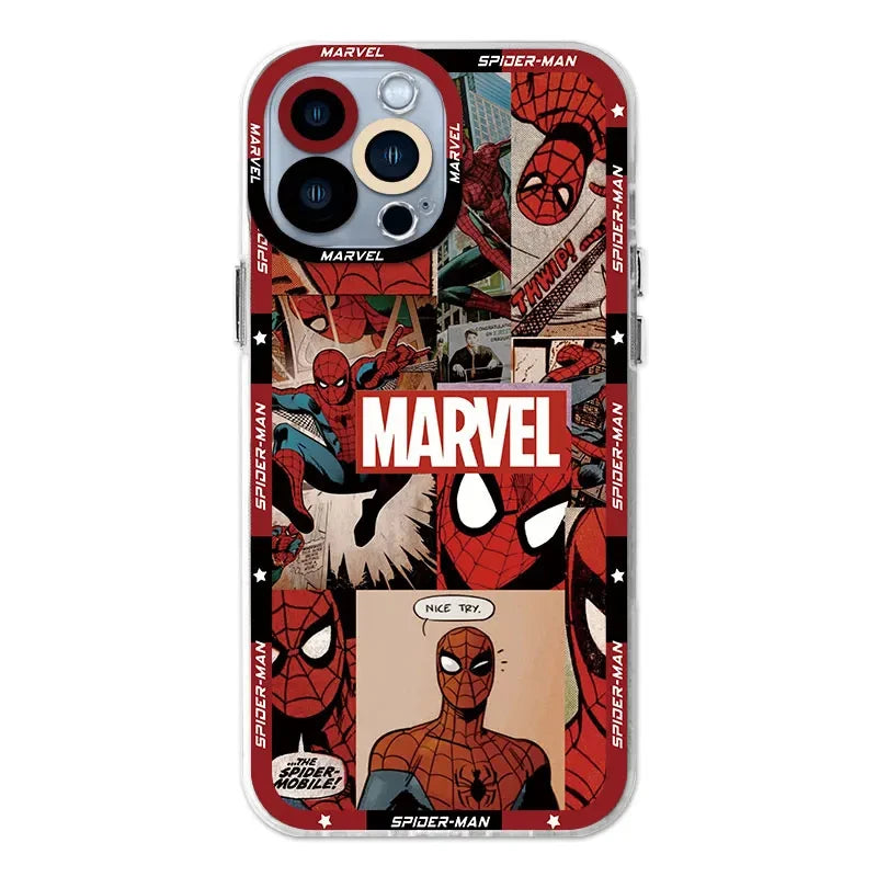 Marvel Spider Man Clear Phone Case New