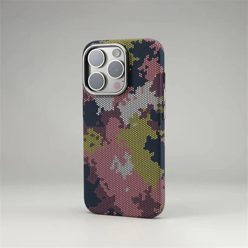 Camouflage Graffiti MagSafe Phone Case for iPhone