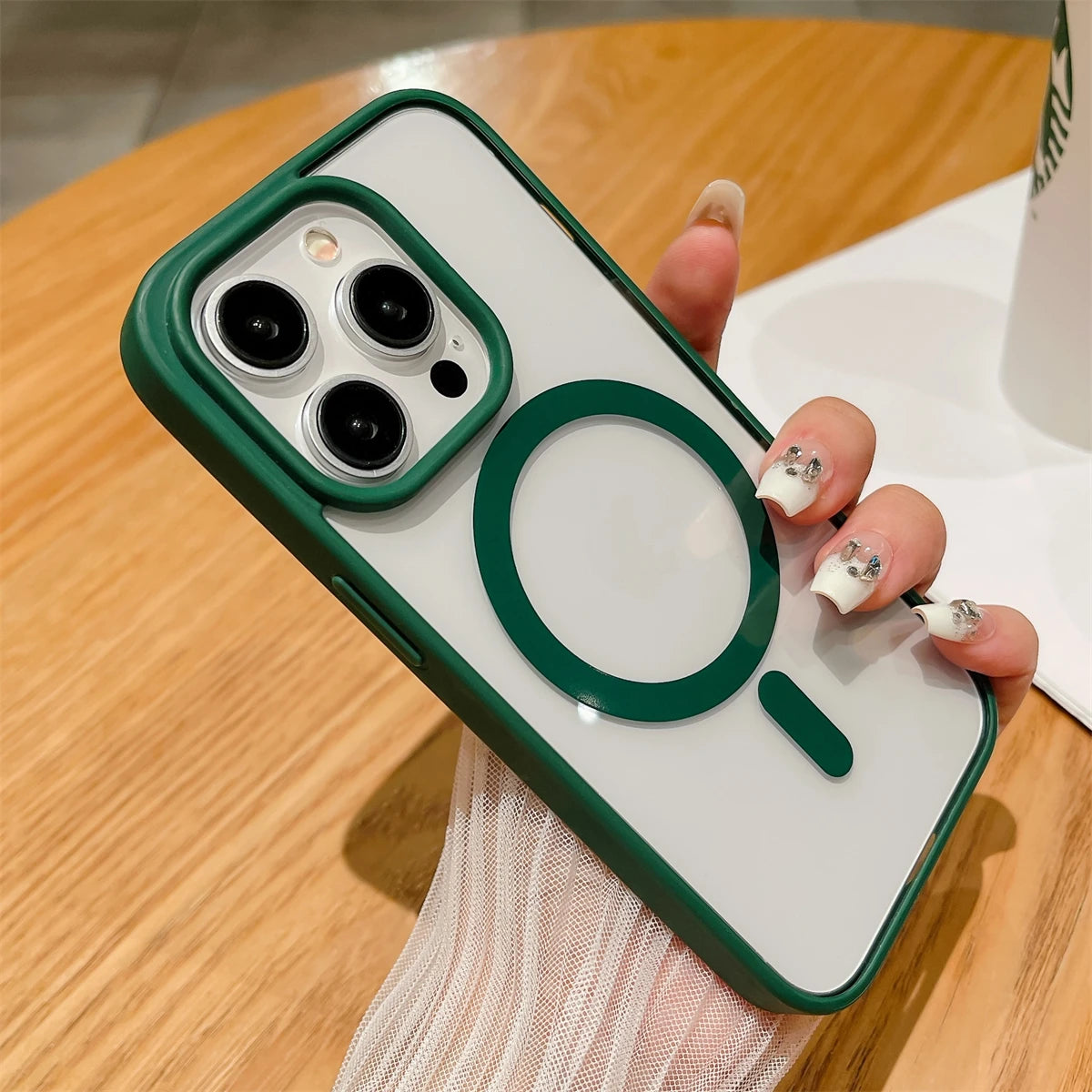 Luxury Shockproof Magsafe Wireless Charge Phone Case