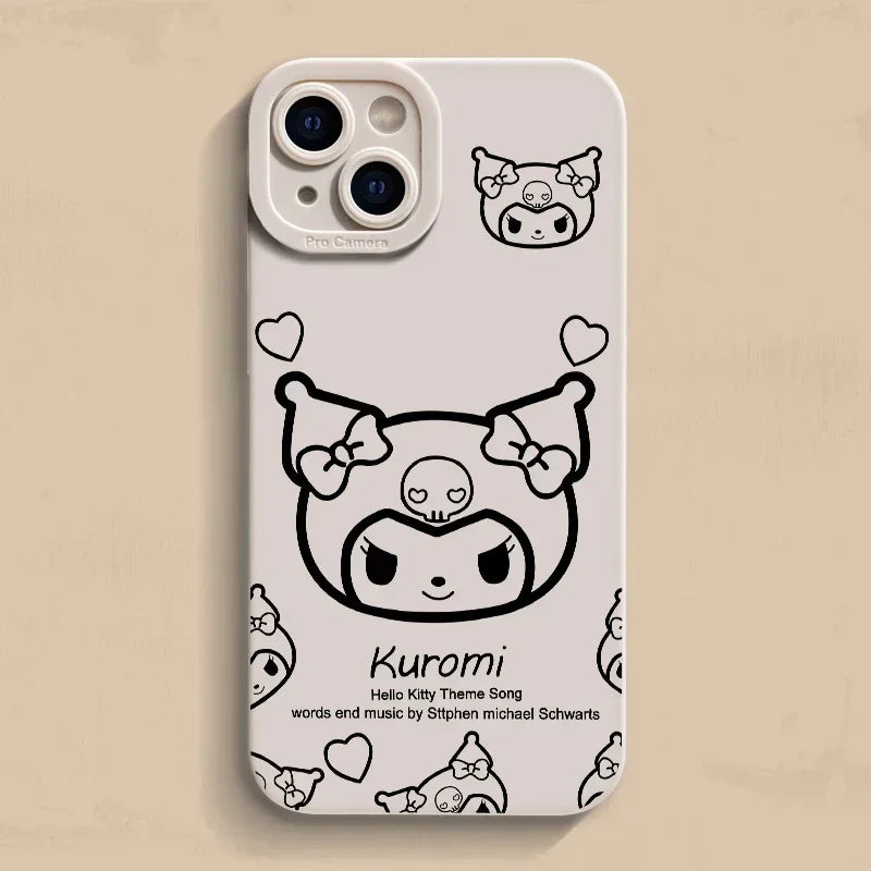 Kuromi Cartoon Phone Case for iPhone