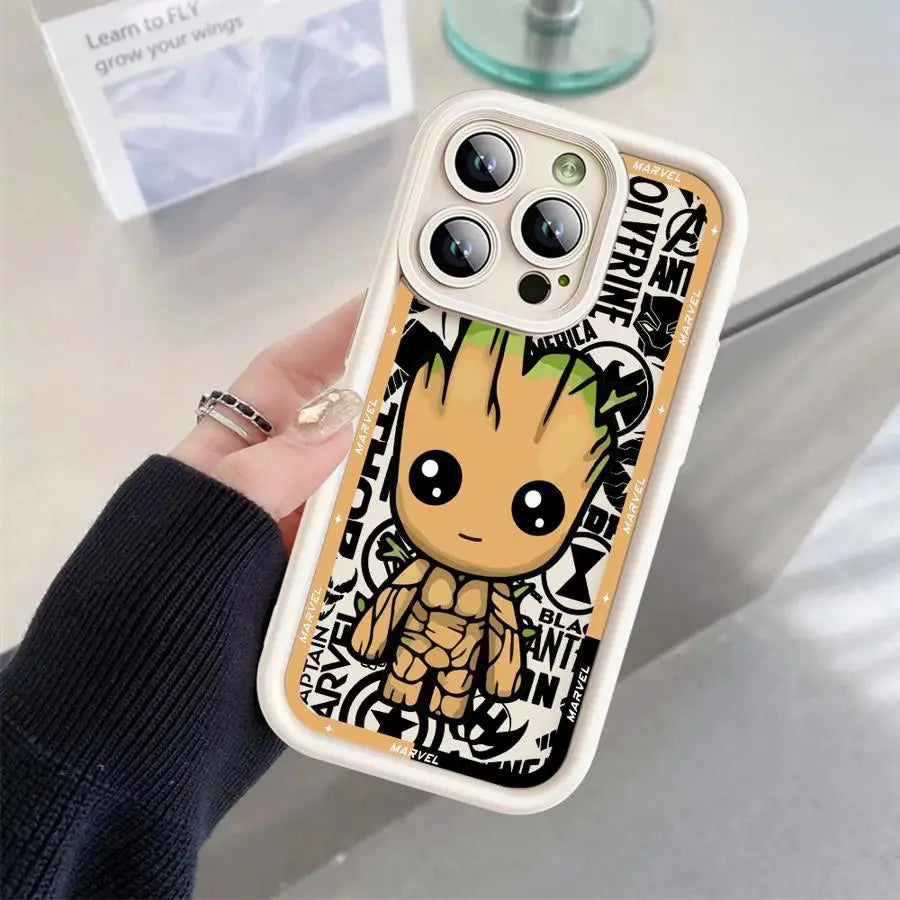 Marvel Groot & Deadpool iPhone Case