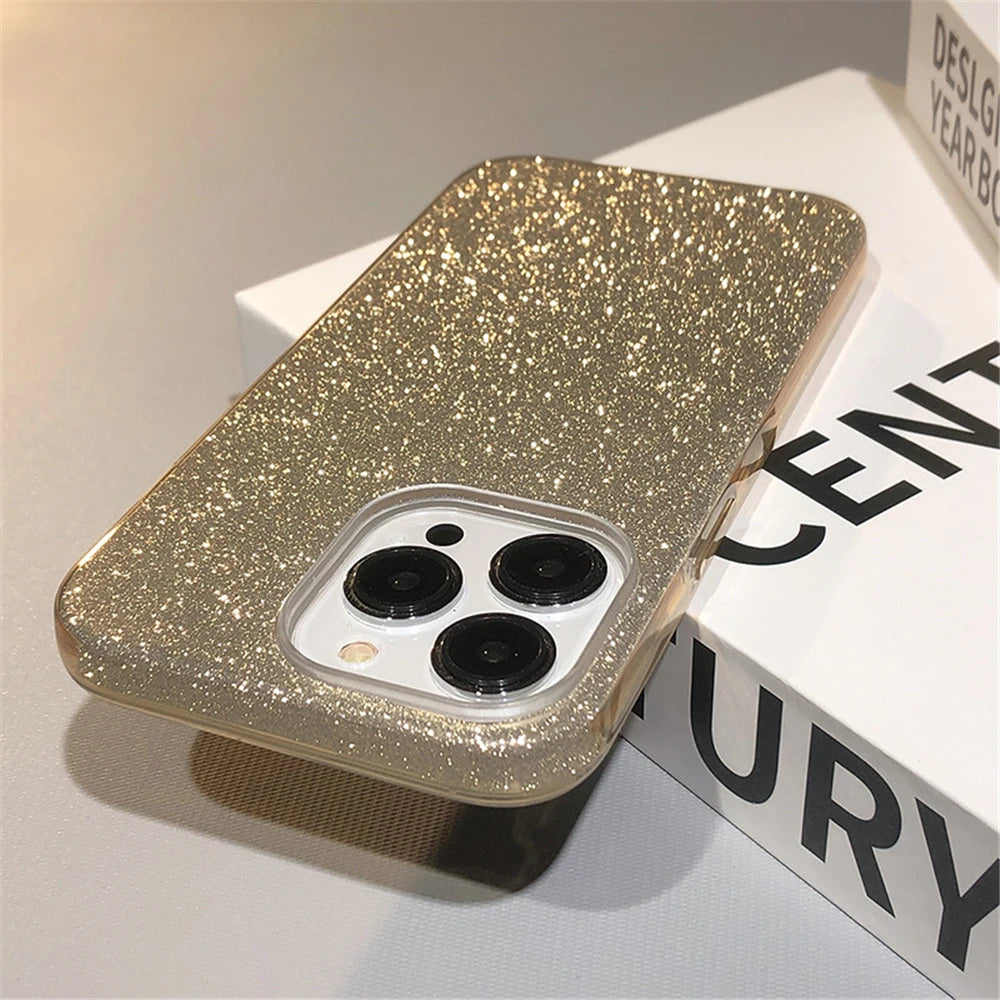 Glitter Bling Gradient Hard PC Thicken Phone Case New