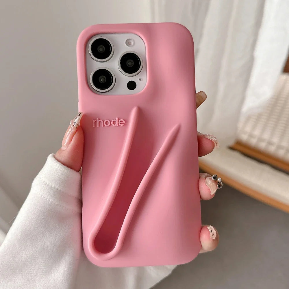Rhode Holder Silicone Lipstick iPhone Case