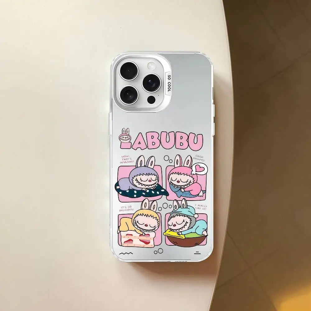 Kawaii Labubu Aurora Matte Phone Case