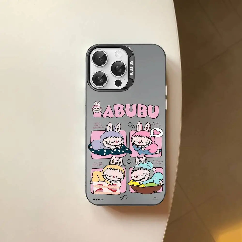 Kawaii Labubu Aurora Matte Phone Case