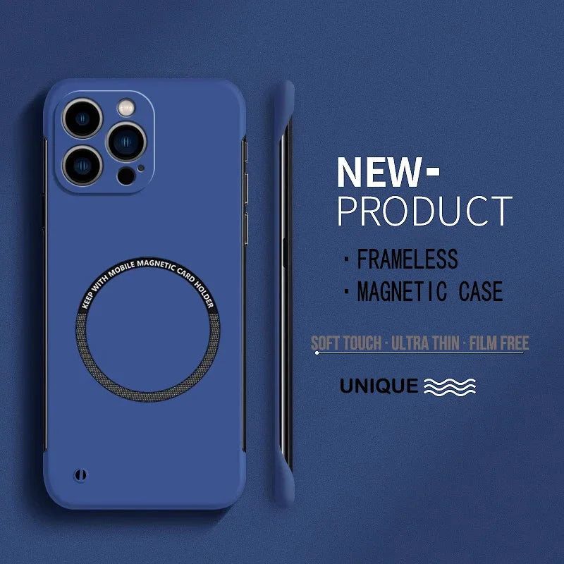 Ultra Thin Frameless Matte PC Phone Case