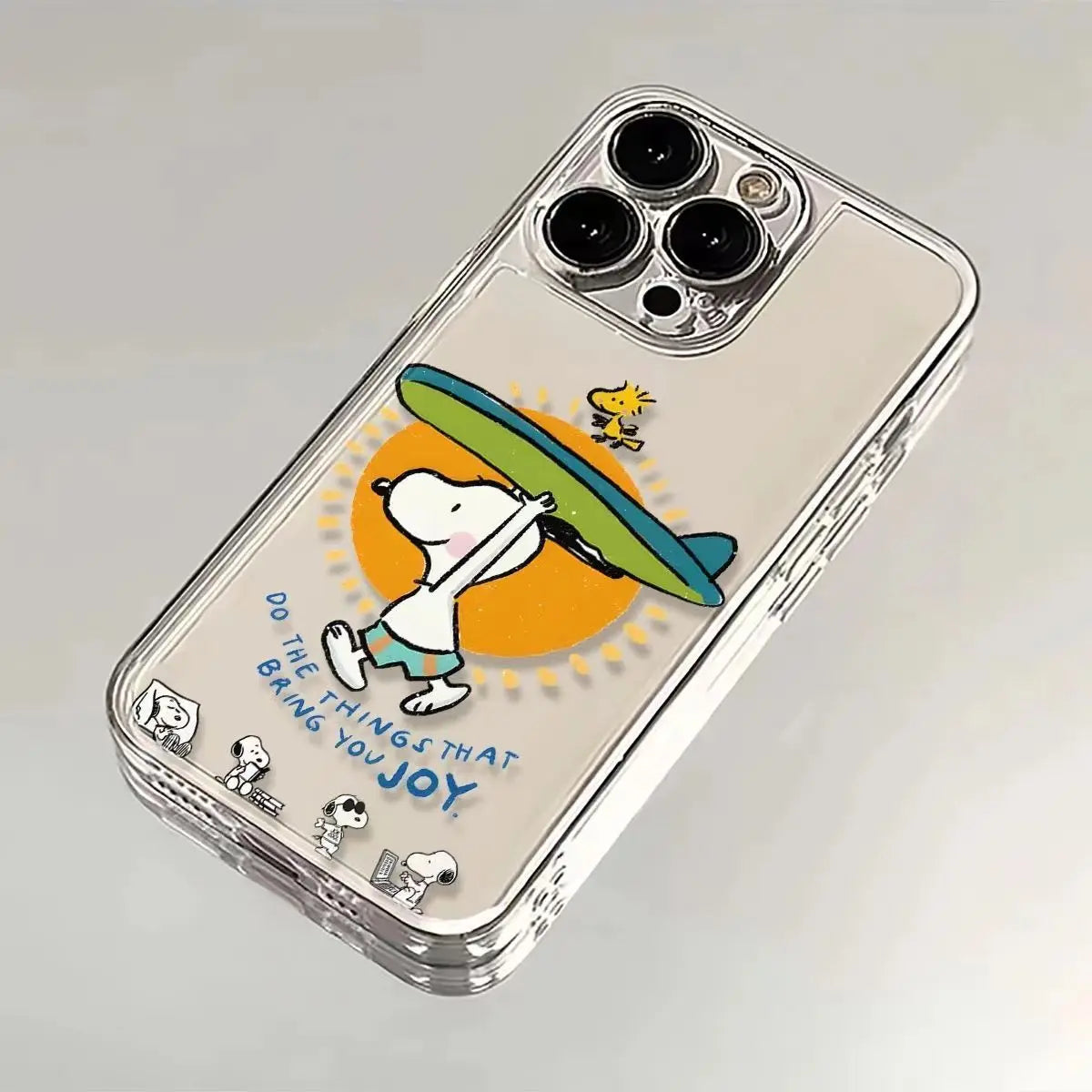 Snoopy Surf Riding Phone Case for iPhone