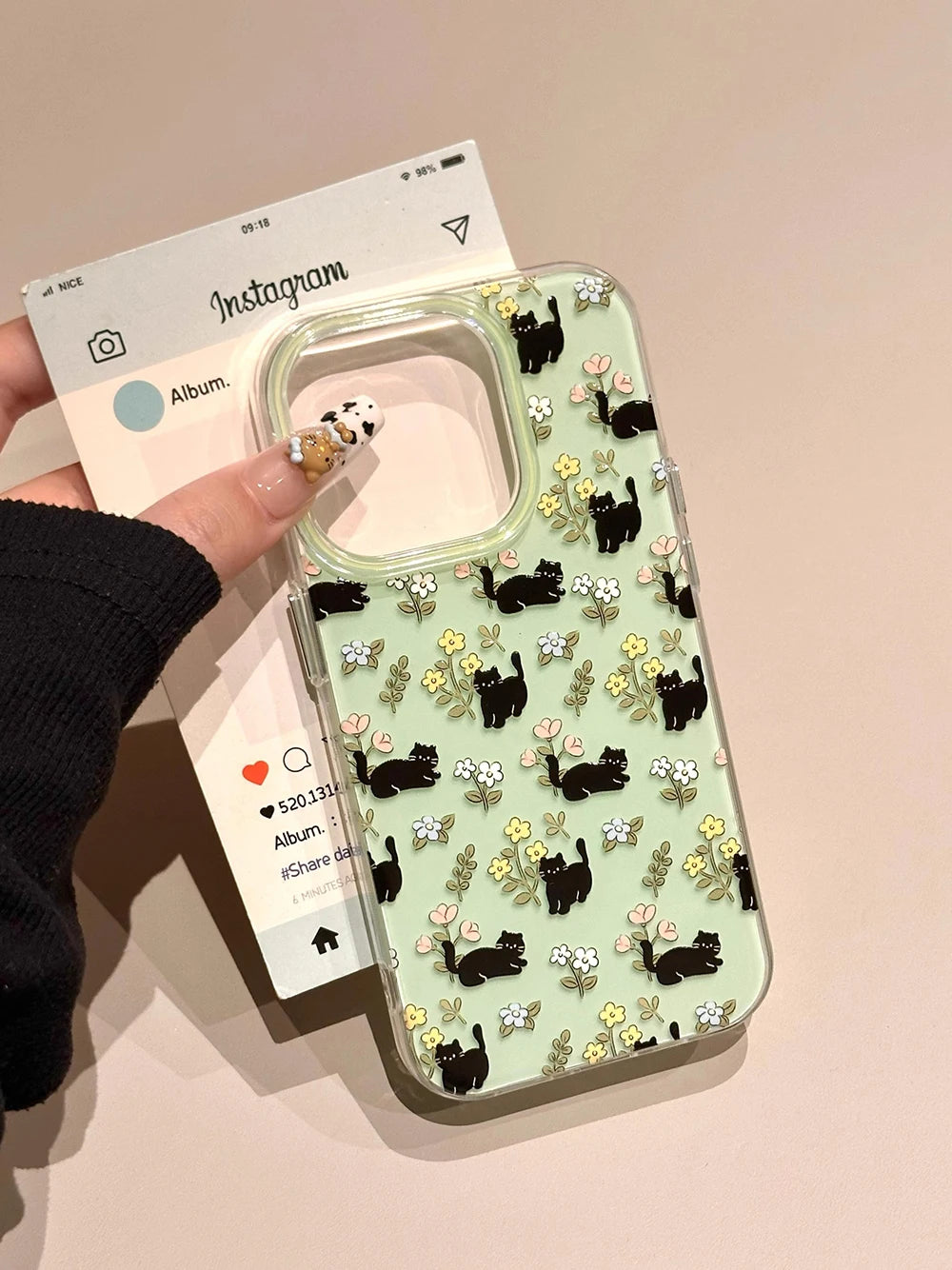 Lovely Cute Cat Silicone Phone Case