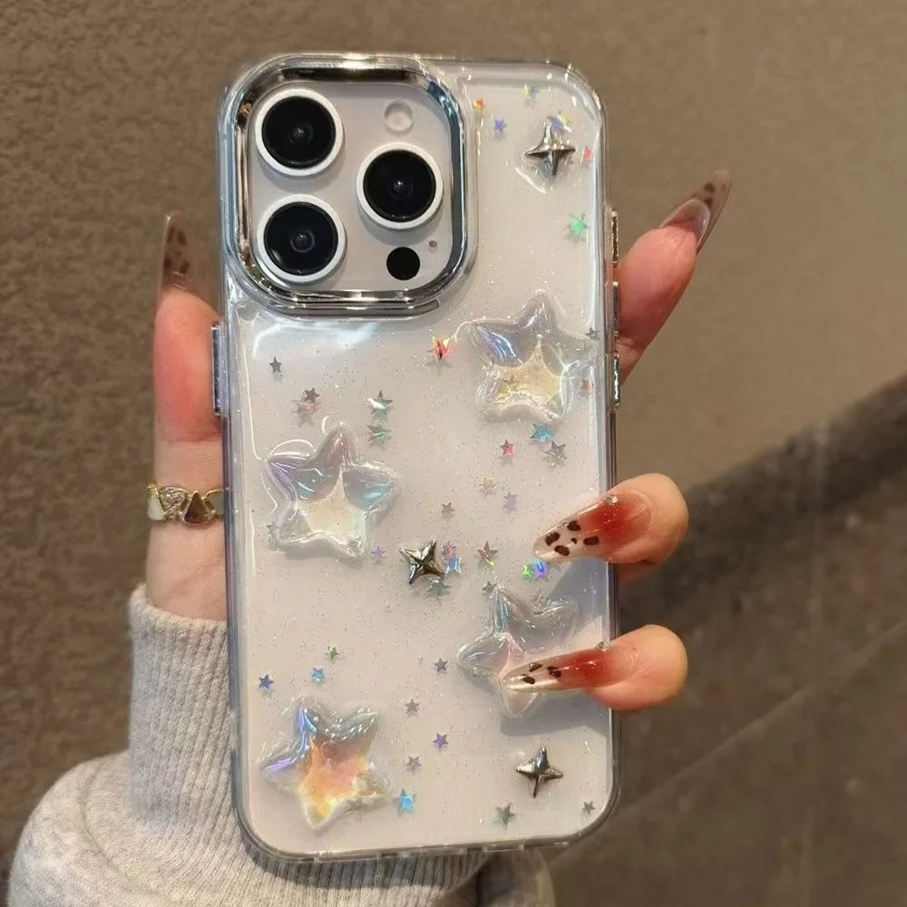 Luxury 3D Star Bling Glitter Shockproof Phone Case
