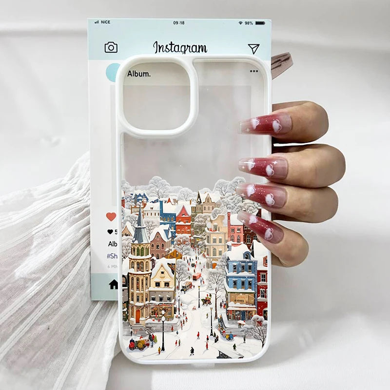 Merry Christmas Beautiful Winter Snow Phone Case