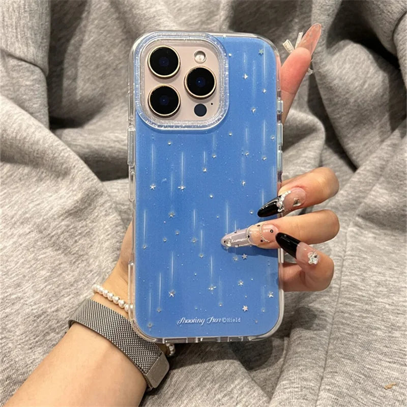 Fashion Meteor Shower Shining Glitter Shockproof Bumper Phone Case