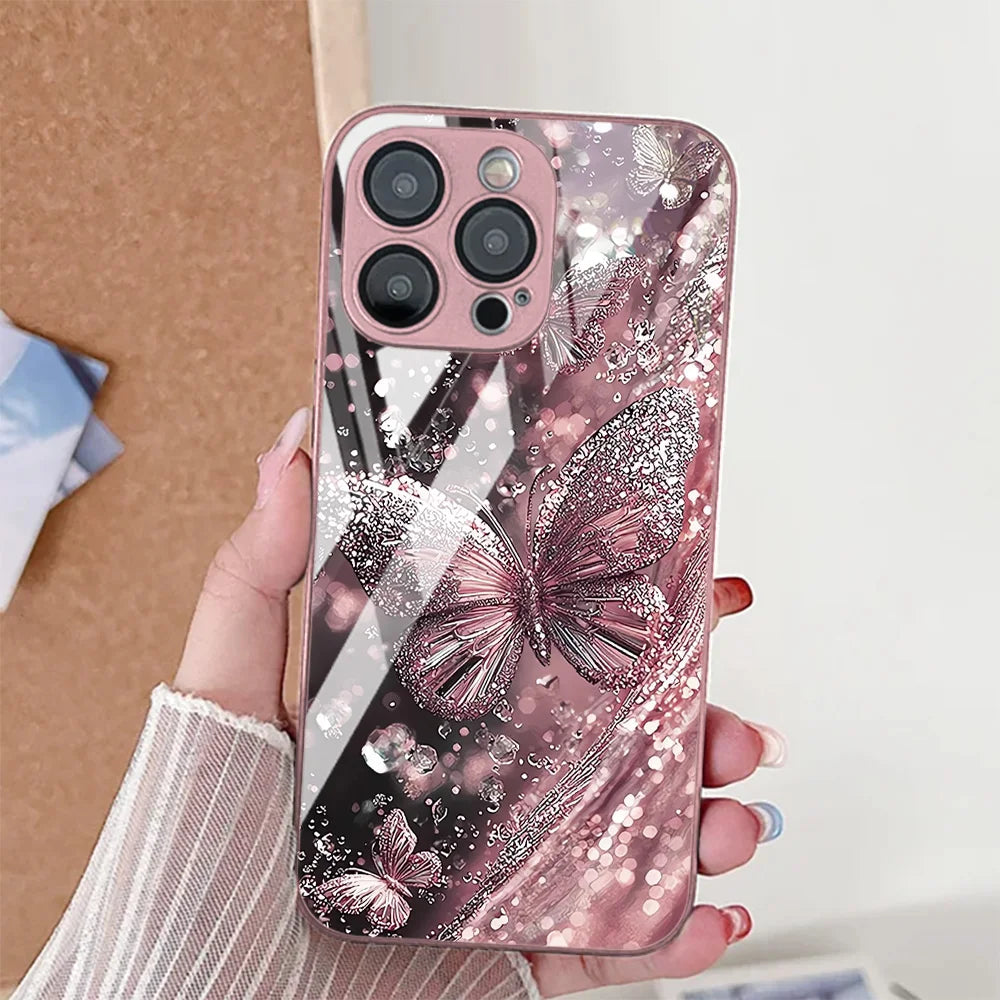 Butterfly Leopard Print Phone Case