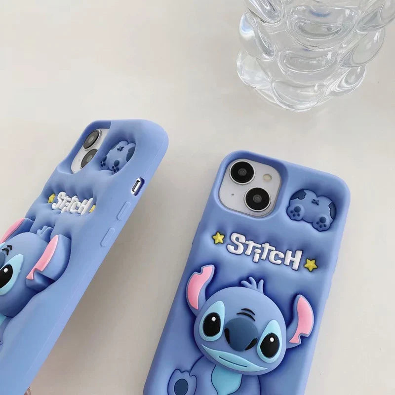 Stitch Head Grip Holder Phone Case
