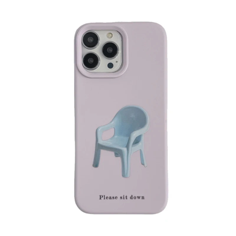Ins Tomato Pomegranate Muffin Chair Apple Soft Silicone Phone Case