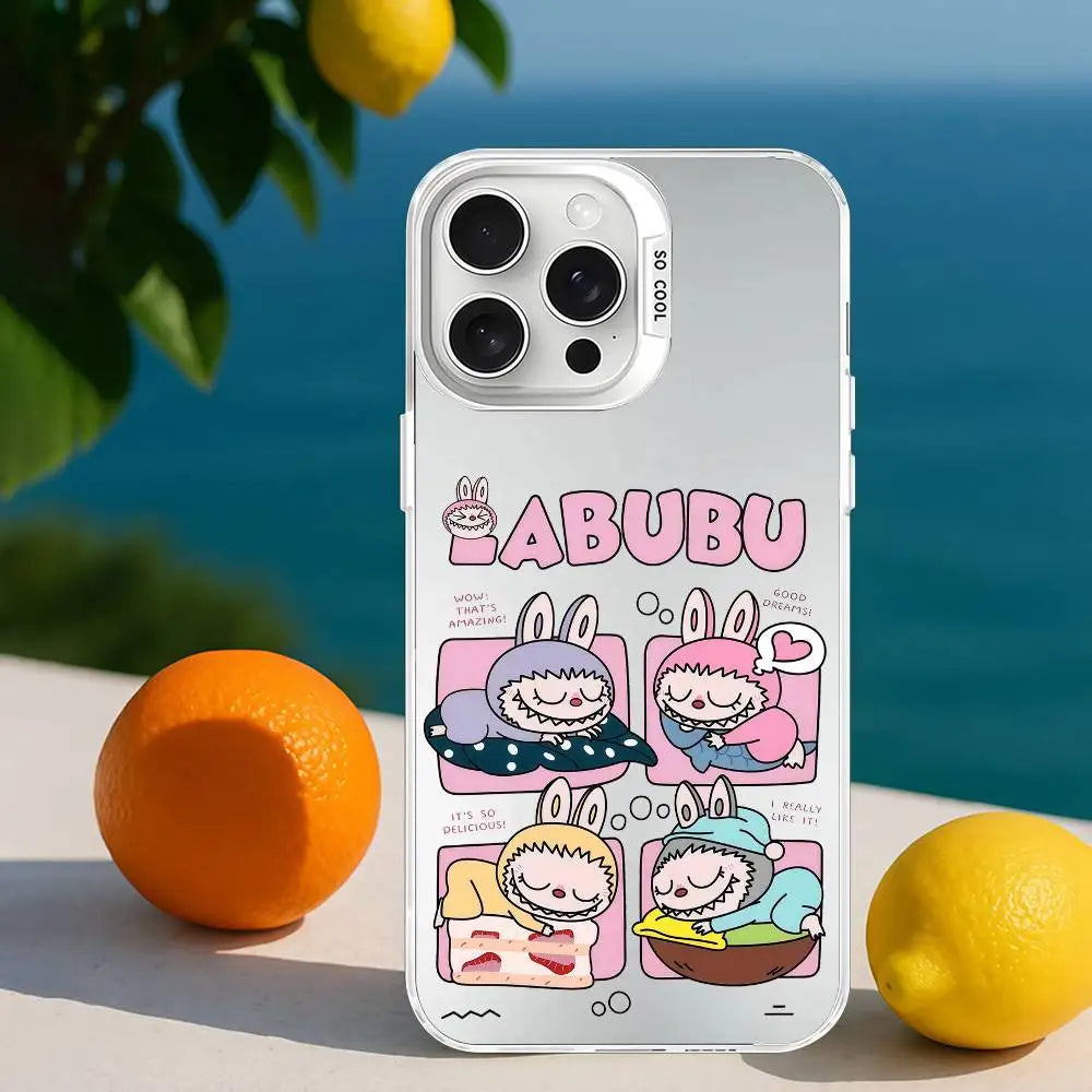 Kawaii Labubu Aurora Matte Phone Case
