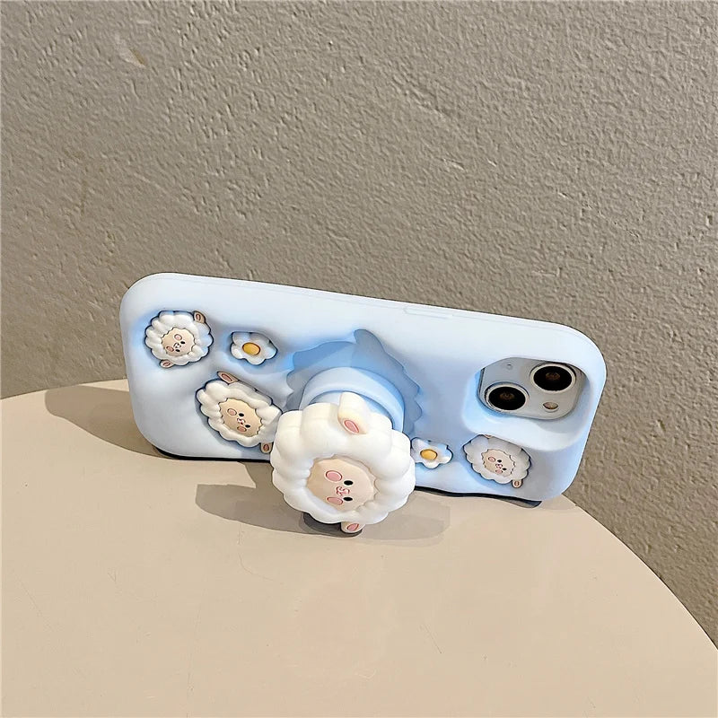 Sheep Stand Phone Case for iPhone