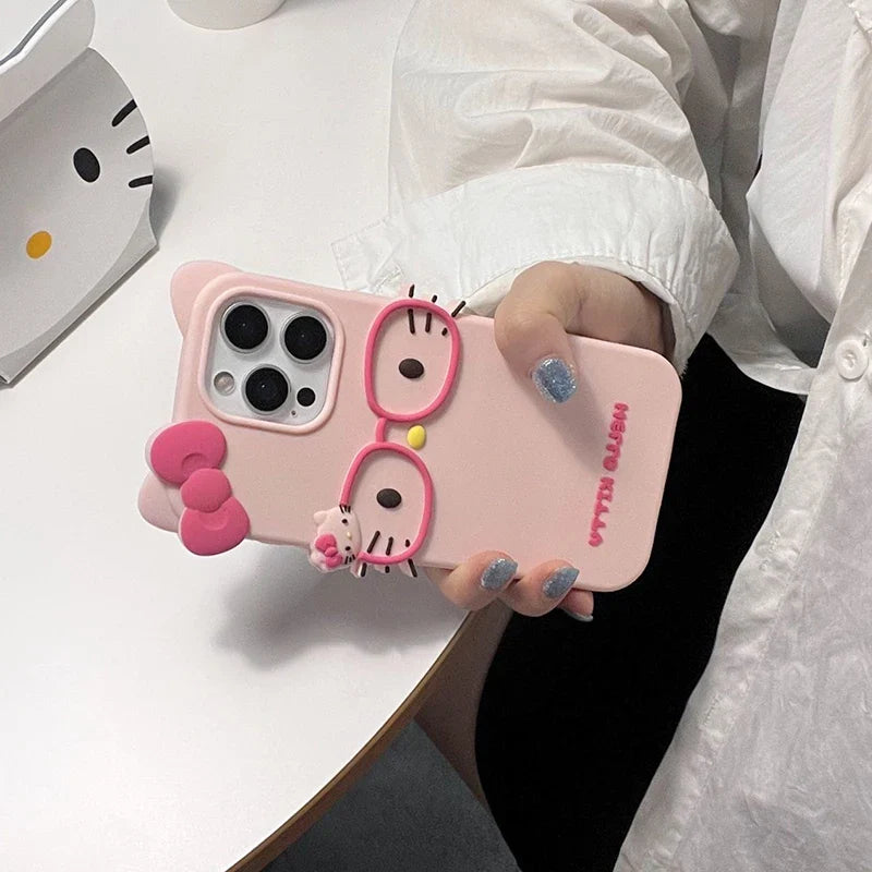 Rilakkuma Hello Kitty Phone Case