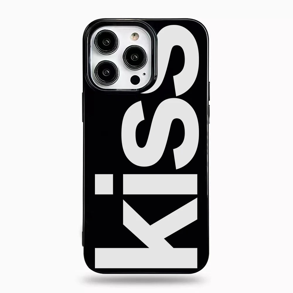 Personalized English Letters Kiss Phone Case