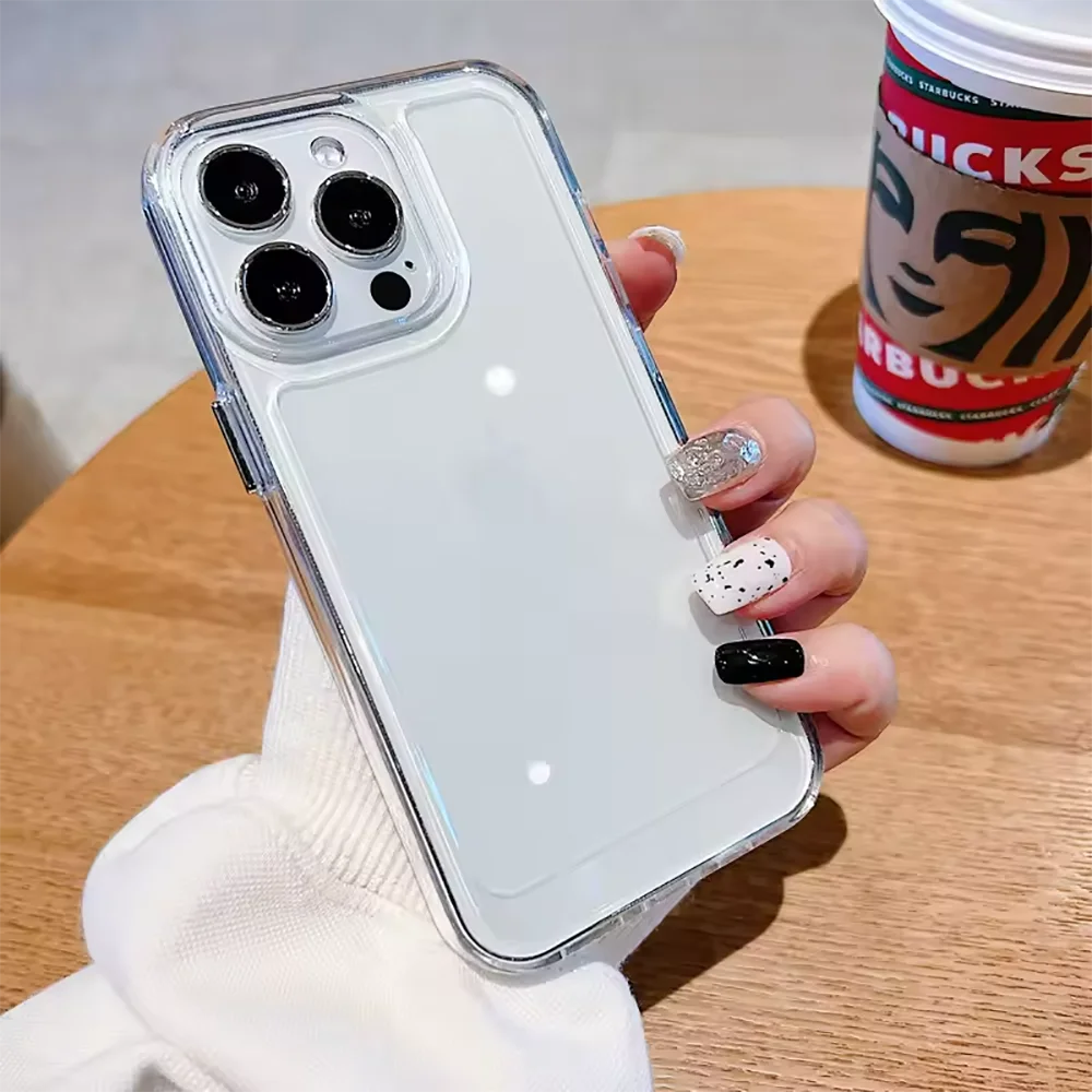 Transparent Shockproof Luxury Armor Phone Case