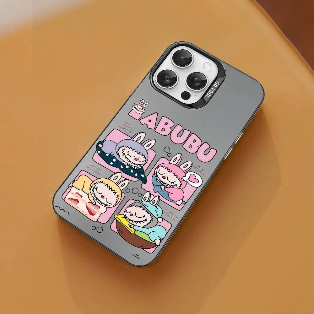 Kawaii Labubu Aurora Matte Phone Case
