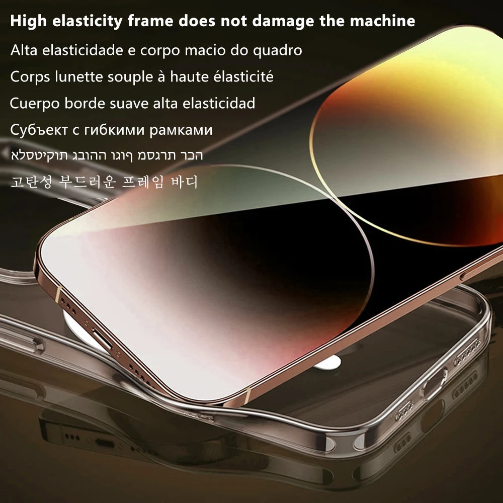 Magnetic Attraction Clear Original Phone Case