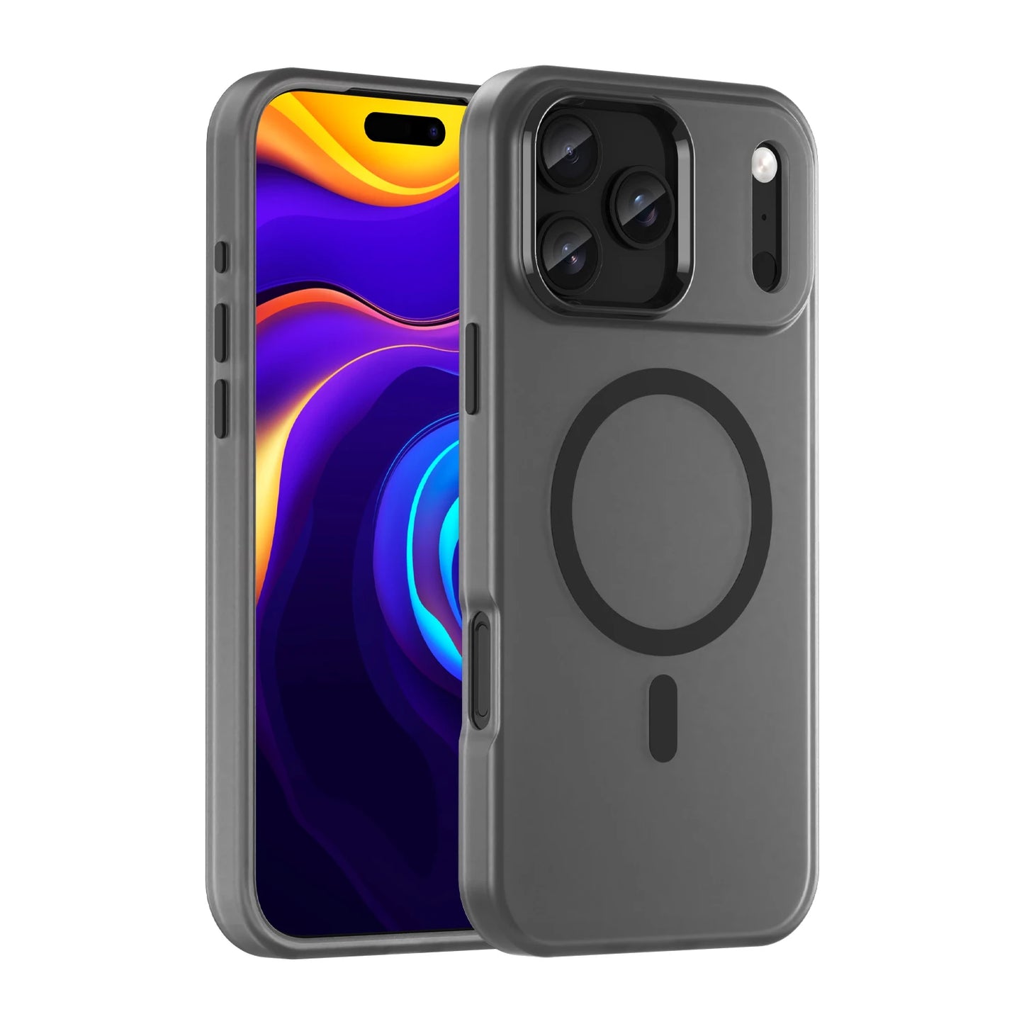 Matte Candy Transparent Shockproof Magsafe Phone Case