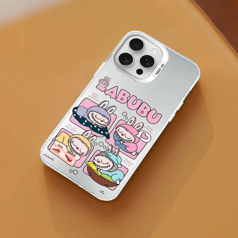 Kawaii Labubu Aurora Matte Phone Case