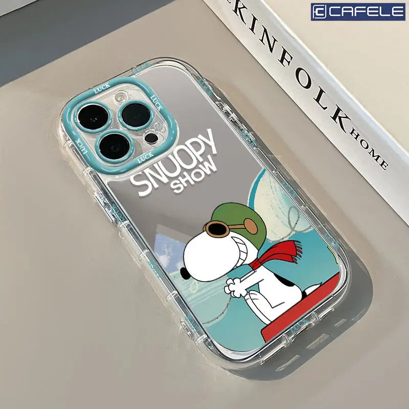 Snoopy Cartoon Mirror Phone Case