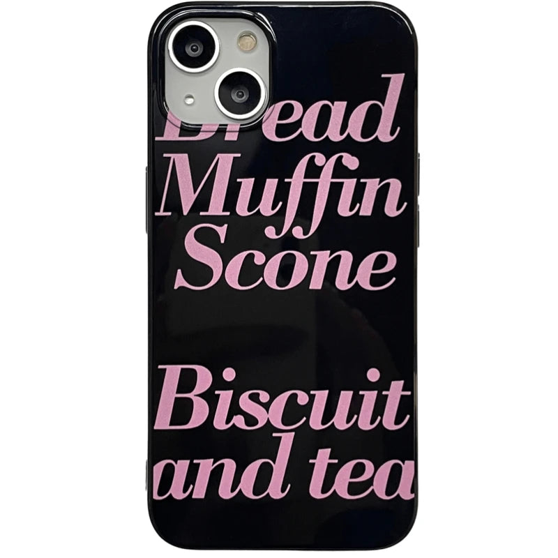 Ins Korean Sweet Cool Simple Personalized Word Phone Case