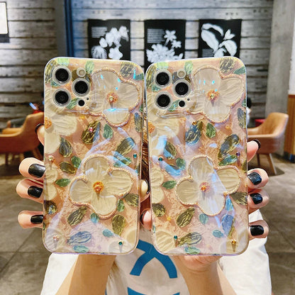 Laser Floral Daisy Phone Case