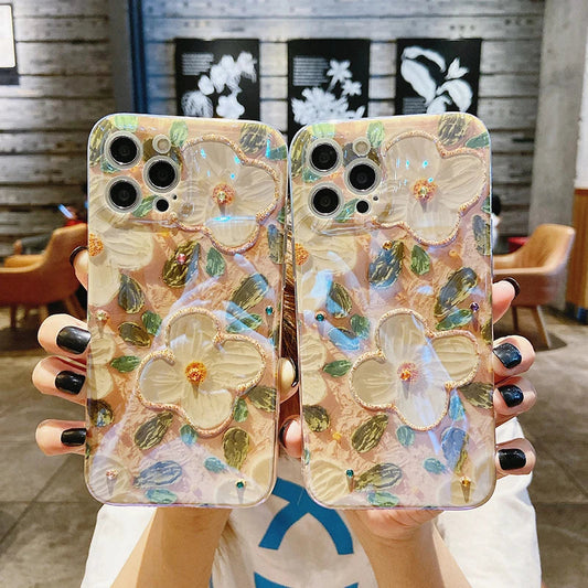 Laser Floral Daisy Phone Case