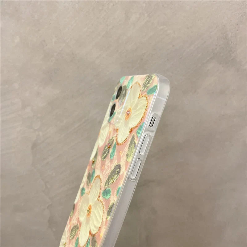 Laser Floral Daisy Phone Case