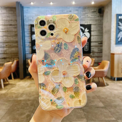 Laser Floral Daisy Phone Case