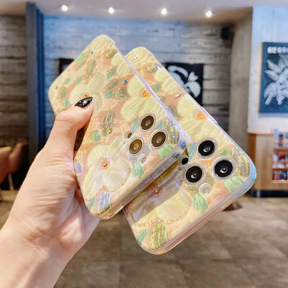 Laser Floral Daisy Phone Case