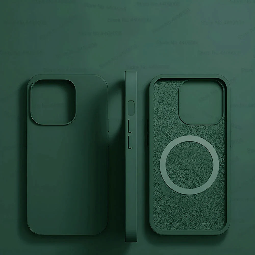 Magsafe Liquid Silicone Magnetic iPhone Case