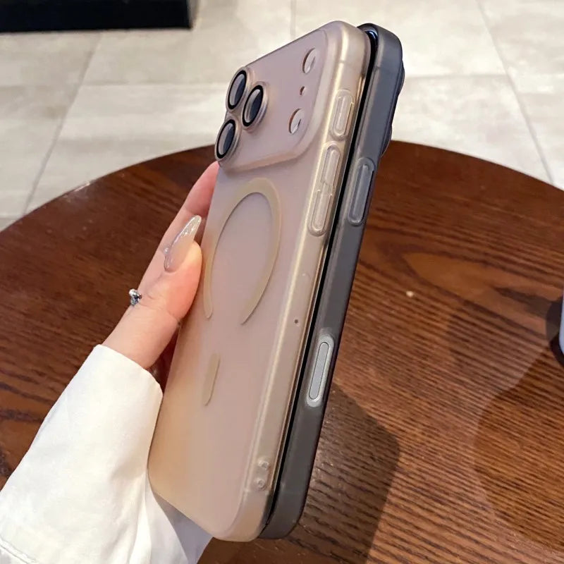 Luxury Ultra Thin Matte Clear For Magsafe Phone Case