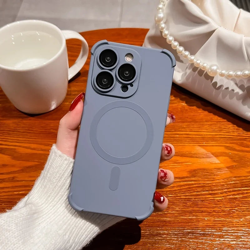 Luxury Magsafe Wireless Charge Phone Case