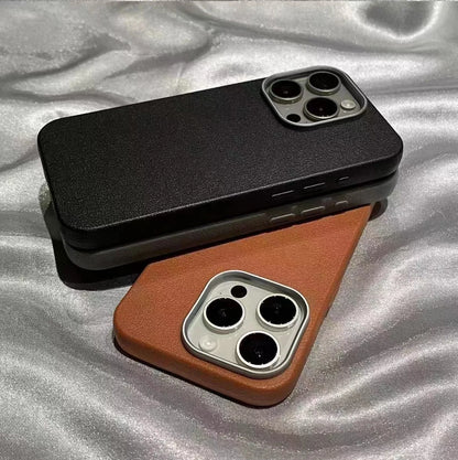 Luxury Matte Leather Phone Case