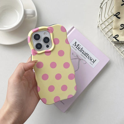 Cute Glossy Polka Dots Phone Case