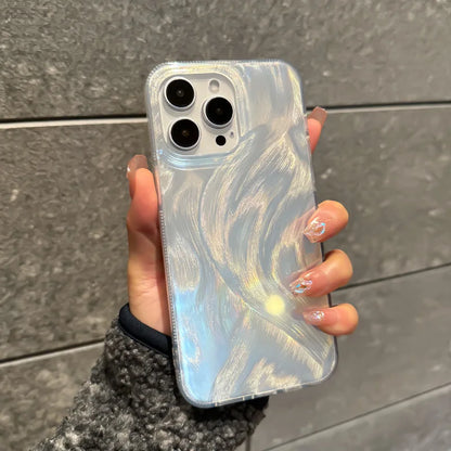 Fashion Bling Glitter Starry Butterfly Gradient Phone Case